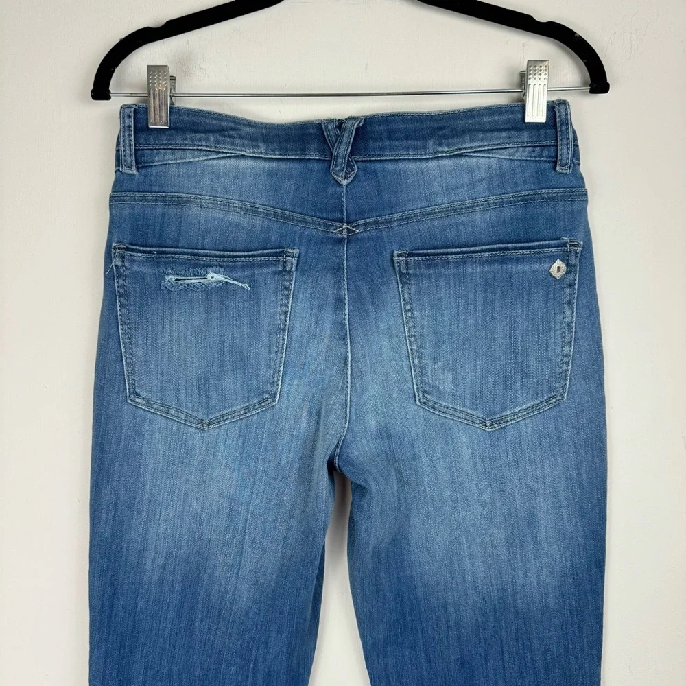 Democracy Ab Technology Vintage High Rise Skinny Straight Leg Jeans Sz 4